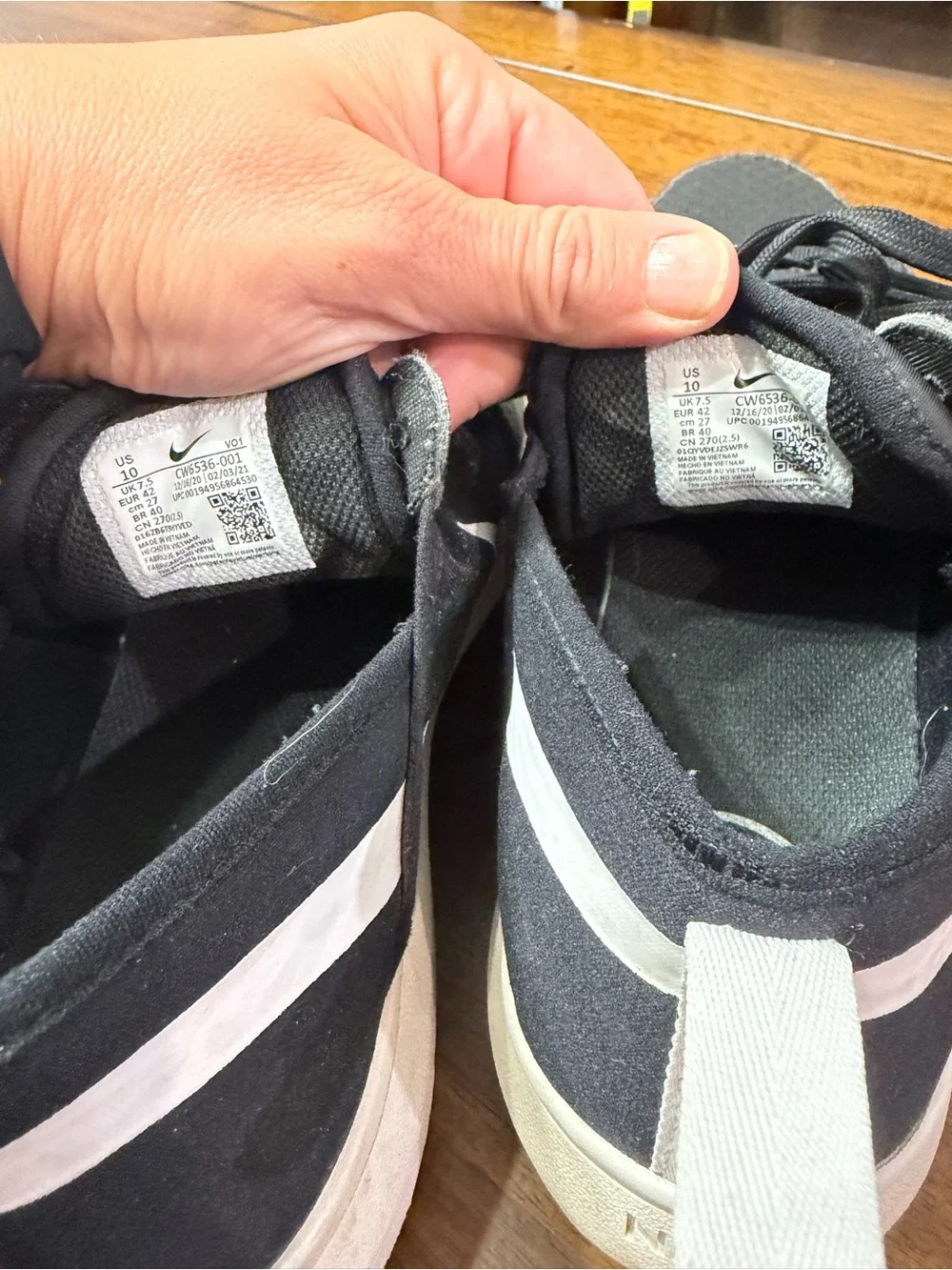 Nike Court Vision Black Platform